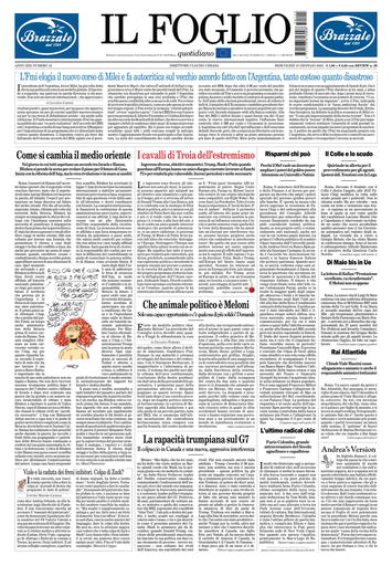 Prima-pagina-il foglio-messina-edizione-di-oggi-15-01-2025